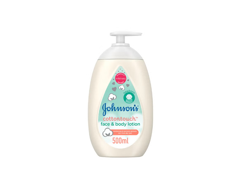 JOHNSONS FACE & BODY LOTION 500ML COTTONTOUCH