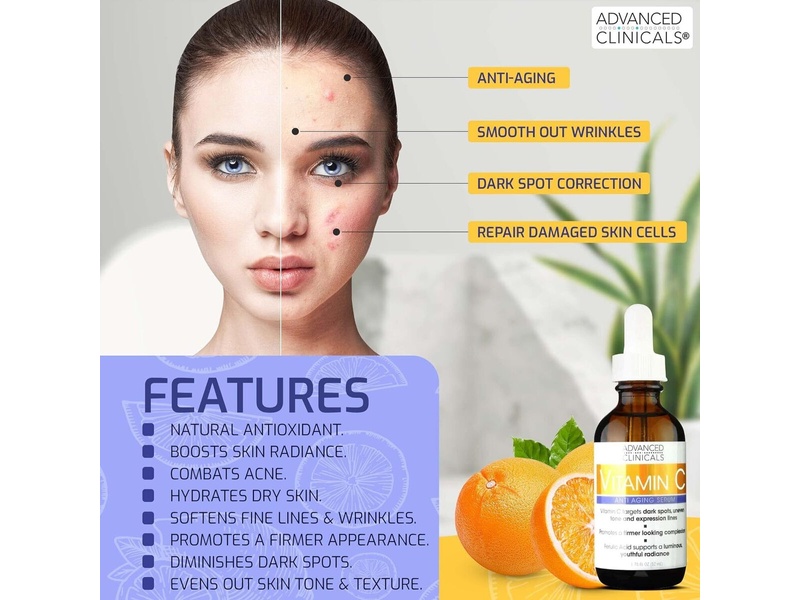 ADVANCED CLINICALS VITAMINE C SERUM 52ML