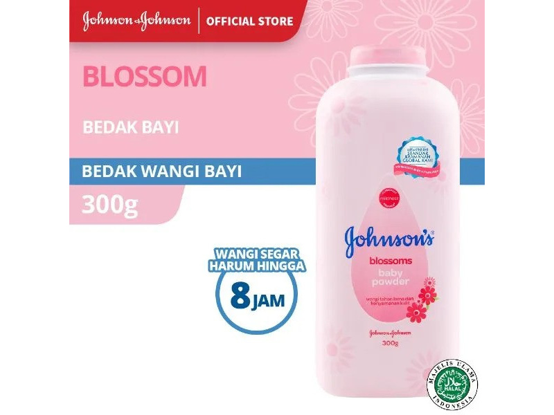 JOHNSONS BLOSSOMS BABY POWDER 300G