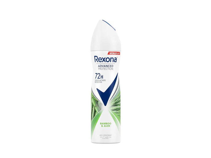 REXONA SPRAY 72H BAMBOO & ALOE 150ML