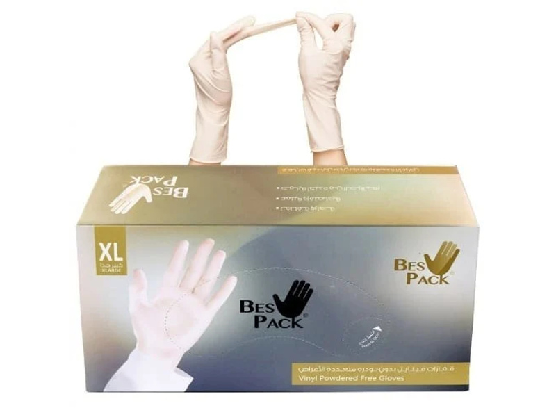 BES PACK GLOVES POWDERED FREE XL