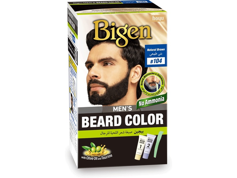 Bigen mens beard color  b104 natural brown 40gm(5693)