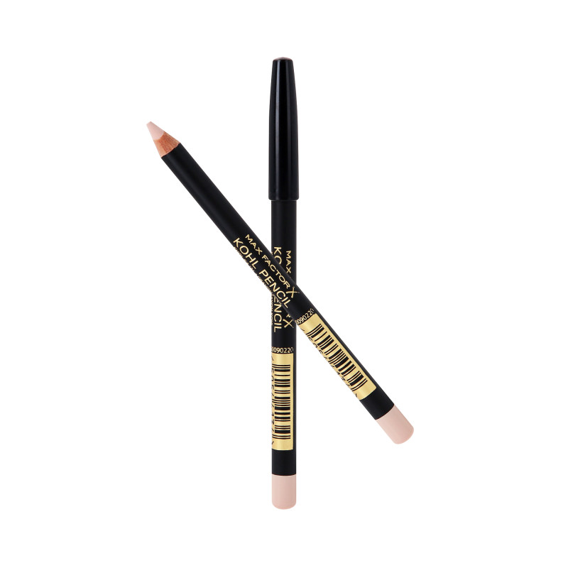 Max Factor Kohl Kajal Natural Glaze 90 – Nude Kajalstift, 4 Ml, Für Smokey Eyes & Lidstrich