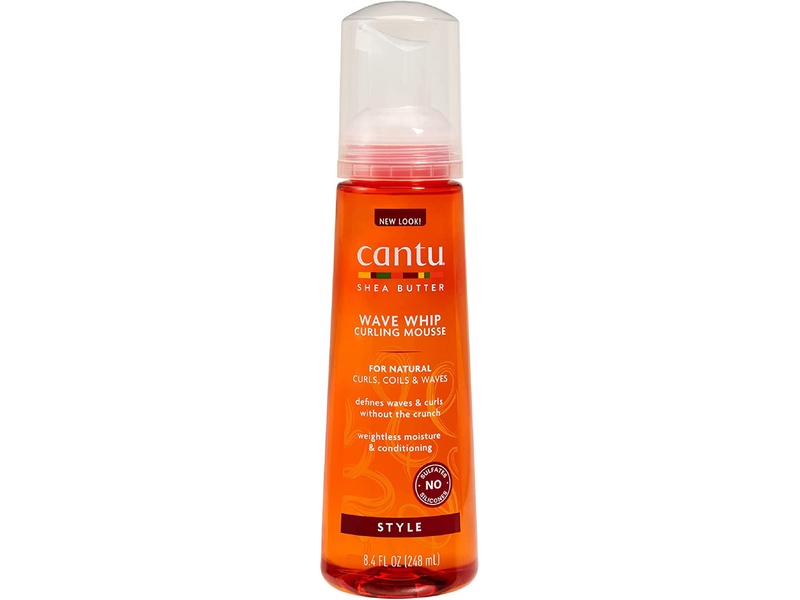 Cantu shea butter natural hair wave whip curling mousse spray 248 ml