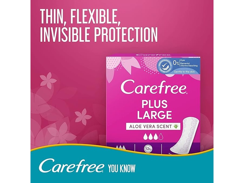 Carefree pantiliner 48 pack fresh scent