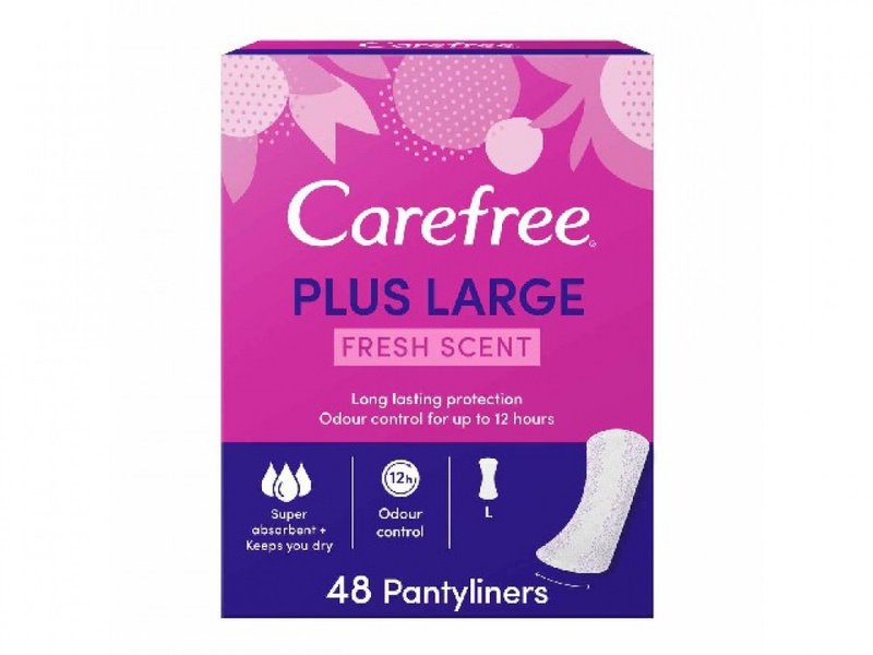 Carefree pantiliner 48 pack fresh scent