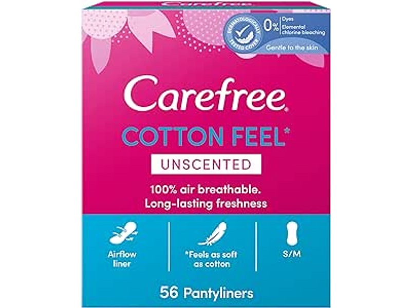 CAREFREE PANTILINER 56 PACK COTTON