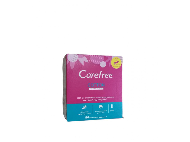 CAREFREE PANTILINER 56 PACK COTTON