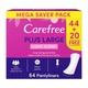 CAREFREE PLUS LARGE PANTILINER 64 PACK LIGHT SCENTED