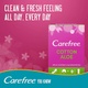 Carefree towel women 30 aloe
