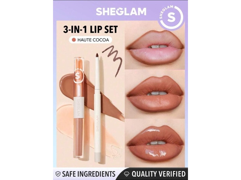 SHEGLAM HAUTE COCOA LIPLINER DUO SET