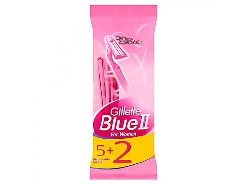 Gillette blue ii 5+2 rose women