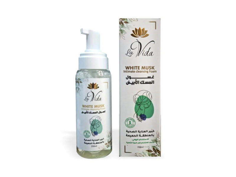 LAVIDA WHITE MUSK INTIMATE FOAM 250ML