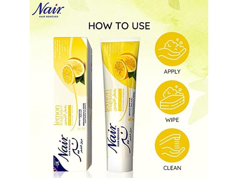 Nair hair remover cream lemon 110gm