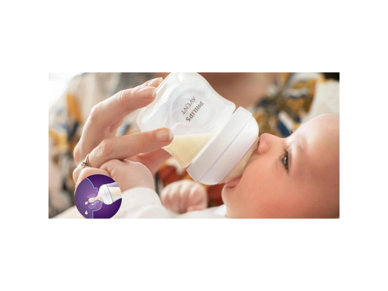 PHILIPS AVENT-NATURAL FEEDING BOTTLE 120ML (GLASS) SCY930/01