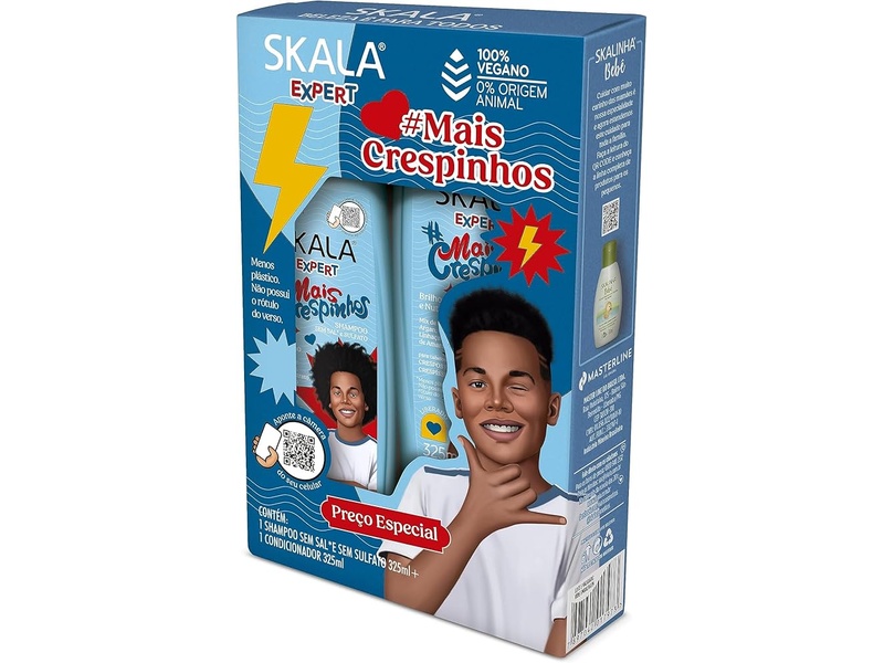 SKALA MAIS CRESPINHOS KIT 325ML SHAM+COND