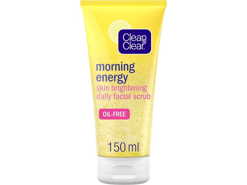 CLEAN & CLEAR morning energy skin brightening daily facial scrub 150ml(5862)