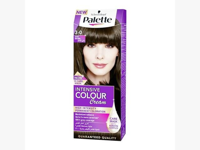 Palette hair color cream 3-0 dark brown