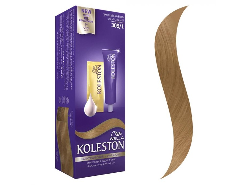 Koleston maxi hair color 309/1 light ash blonde