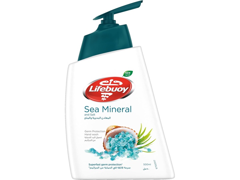 LIFEBUOY HAND WASH 500 ML SEA MINERALS