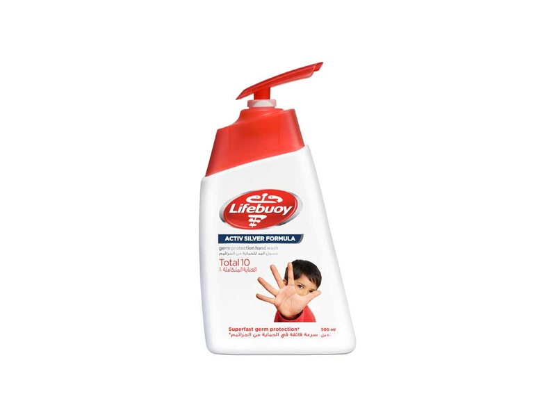 LIFEBUOY HAND WASH TOTAL 10 500ML(RED)
