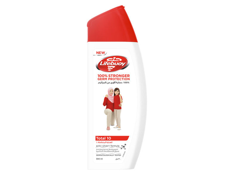 Lifebuoy shower gel 300 m l total 10