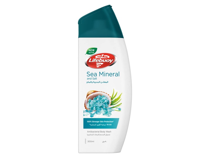 Lifebuoy shower gel 300 ml sea minerals and salt with kit