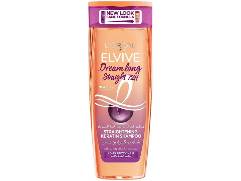 Loreal hair shampoo elvive 200 ml dream long straight keratin