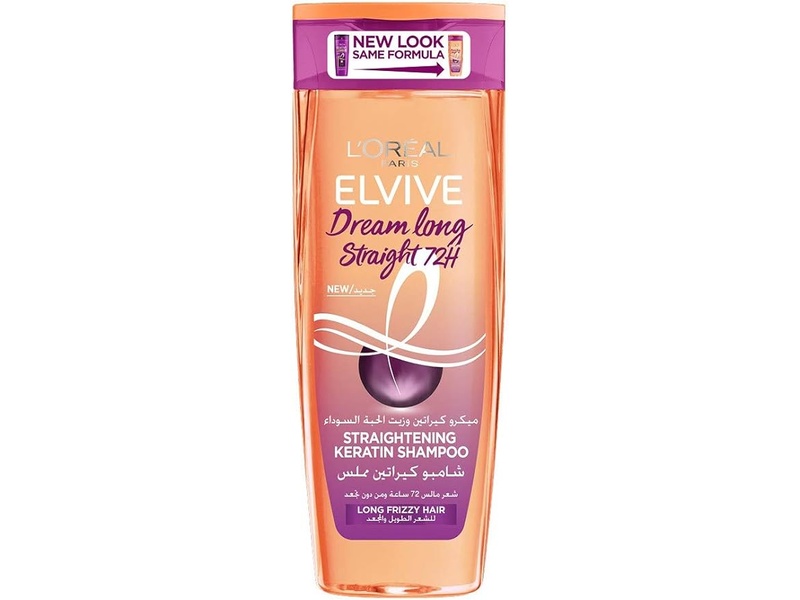 Loreal hair shampoo elvive 400 ml dream long straight keratin