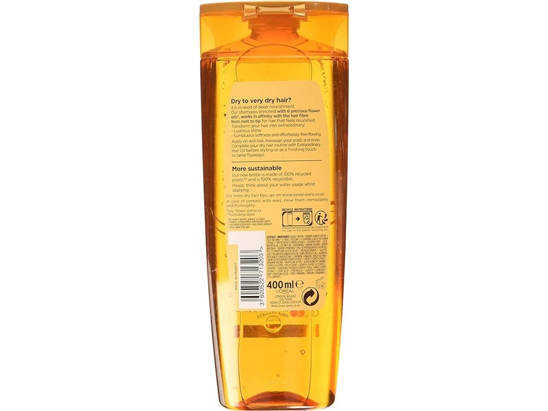 Loreal hair shampoo elvive 400 ml extraordinary oil nourishing oil