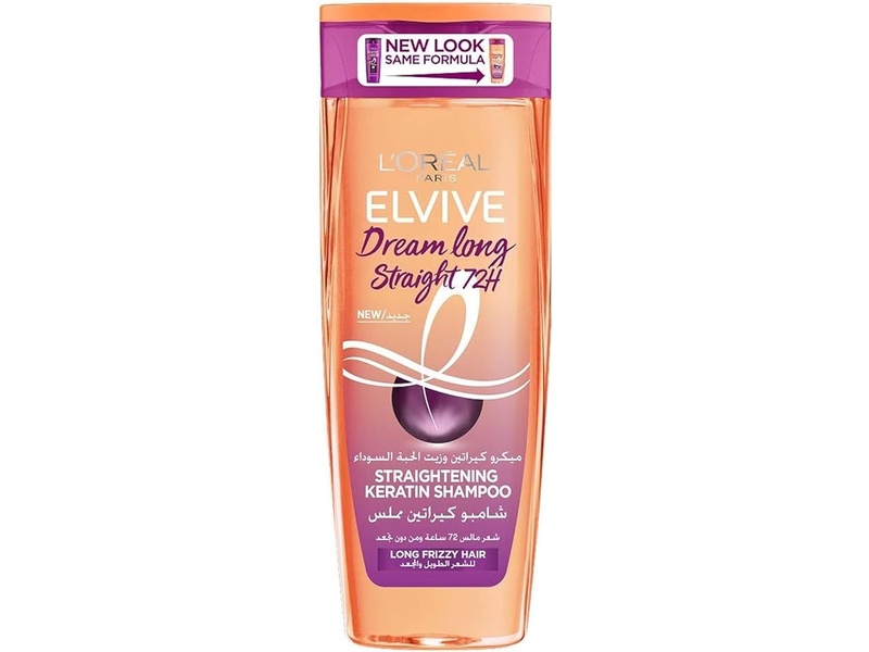 Loreal hair shampoo elvive 600 ml dream long straight keratin