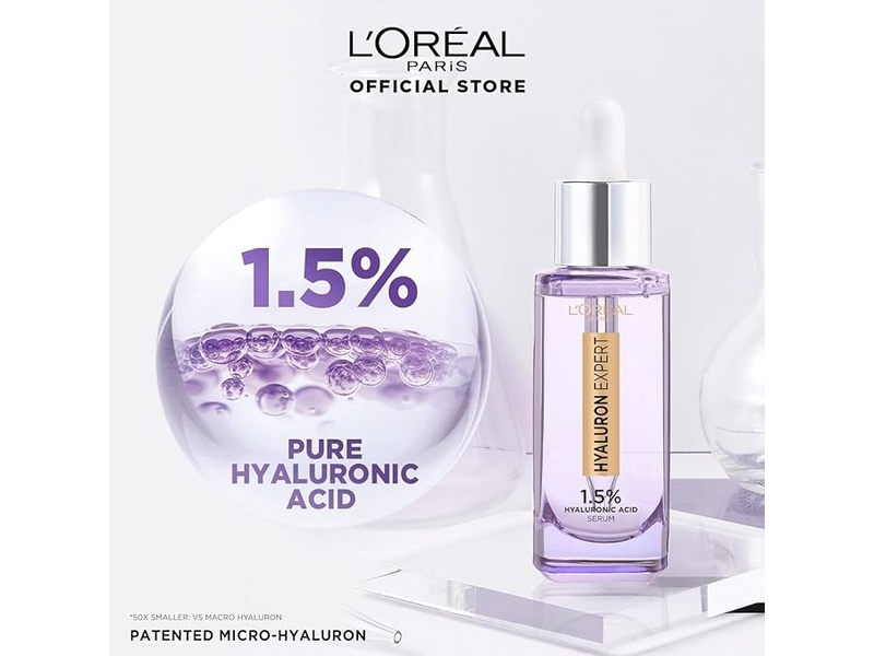 LOREAL SERUM HYALURON EXPERT 1.5% PURE HYALURONIC ACID 30ML