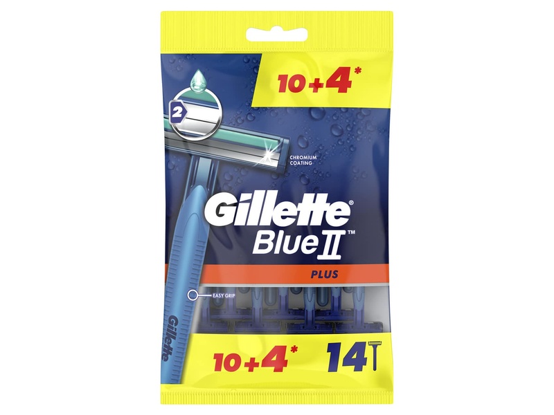 Gillette blue ii plus 10+4