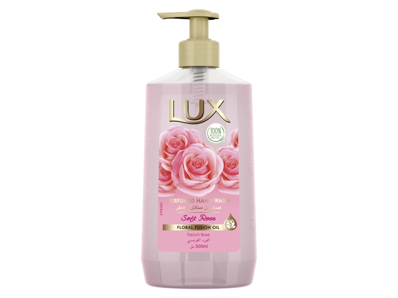 Lux hand wash 500 ml soft rose