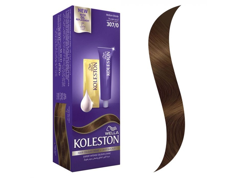 Koleston maxi hair color 307/0 medium blond 1403g