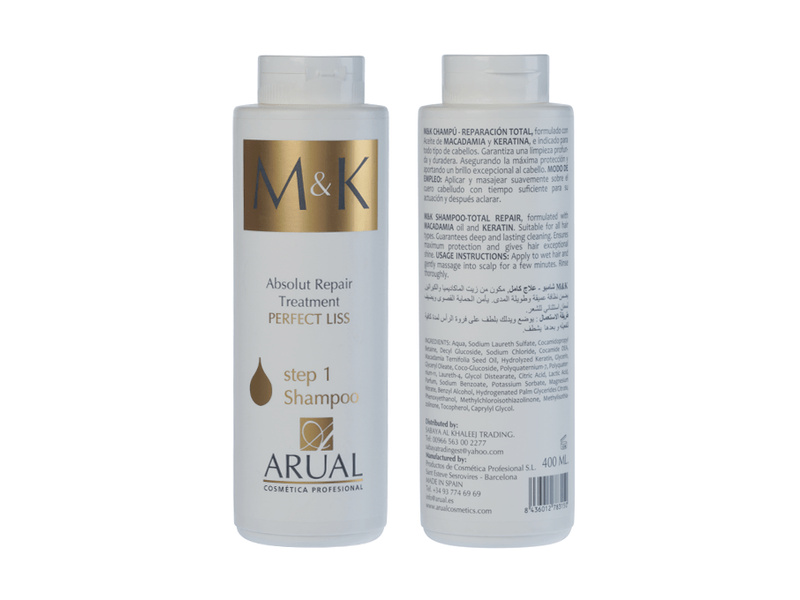 M&k shampoo-400ml-perfect liss