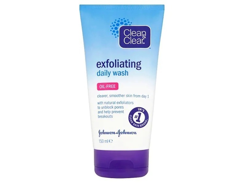 Clean & clear exfoliating daily face wash 150ml