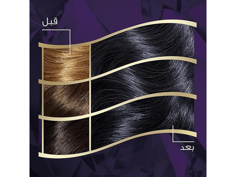 Koleston maxi hair color 301/0 blue black