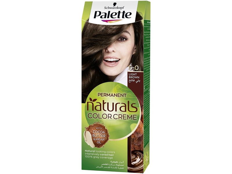 Palette hair color 5-0 light brown