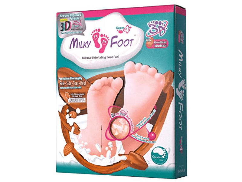 Milky foot 3d large intense exfoliating foot pad(9304)