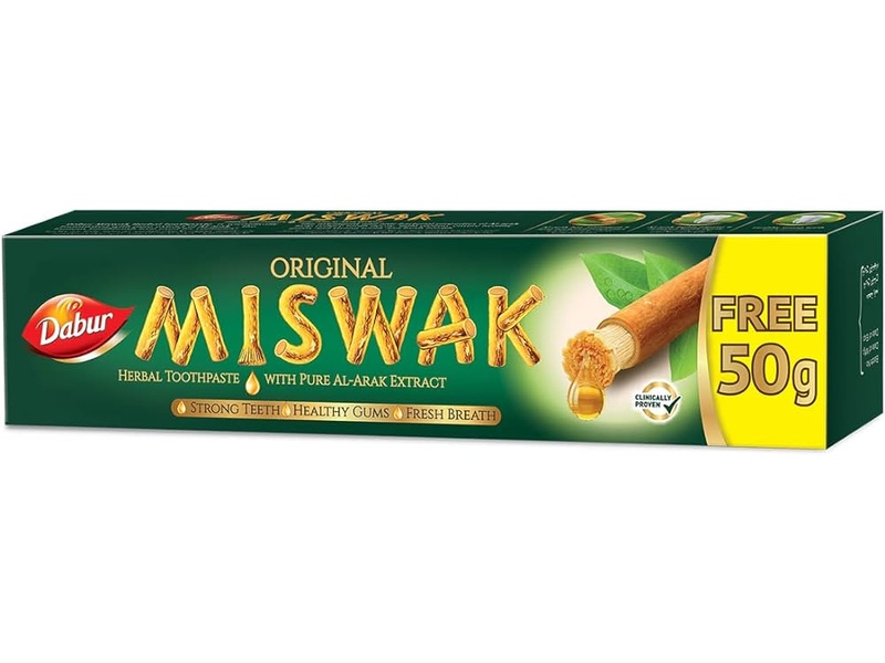 MISWAK TOOTHPASTE 120G+50G FREE WITH PURE AL ARAK EXTRACT