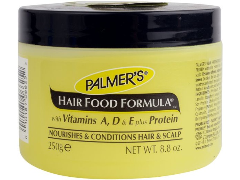 PALMERS HAIR FOOD FORMULA CREAM VITAMINS A,B & E PROTEIN 250G