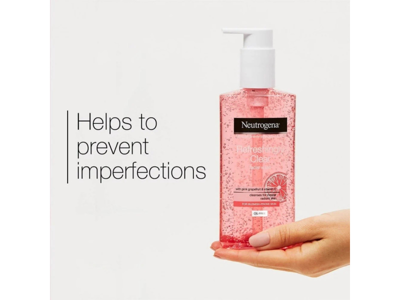 Neutrogena visibly clear pink grapefruit face wash 200ml