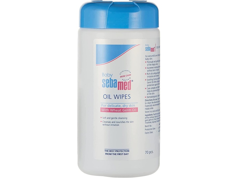 Sebamed baby wipes 70 pack oily