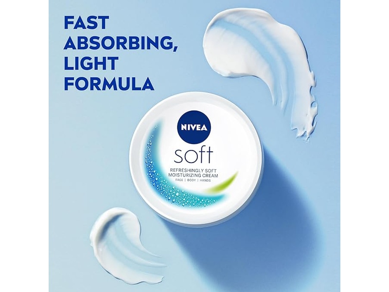 Nivea soft moisturizing cream 200 ml+100ml free