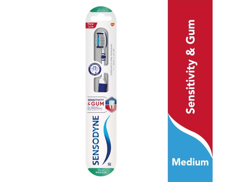 Sensodyne tooth brushes sensitivity & gum medium