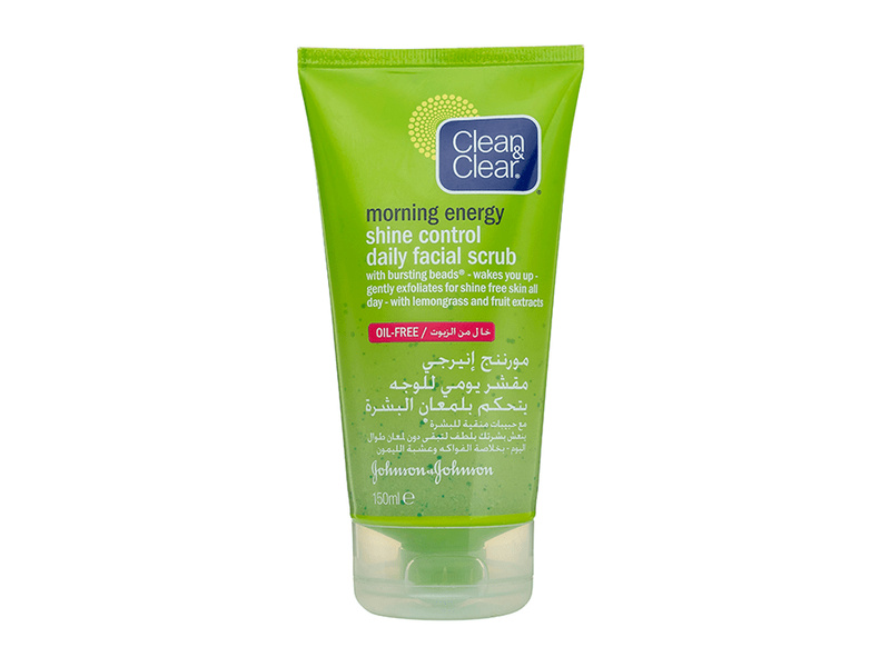 Clean & clear morning energy shine control daily facial scrub 150ml