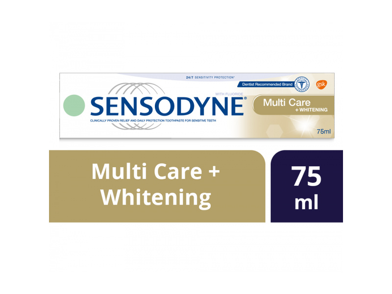 SENSODYNE TOOTHPASTE MULTI+WHITENING 75ML