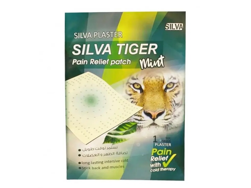 SILVA TIGER PLASTER GREEN MINT (SIZE 18*12) 50PCS