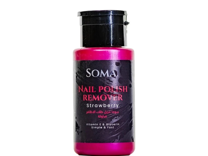 SOMA NAIL POLISH REMOVER 200 ML STRAWBERRY